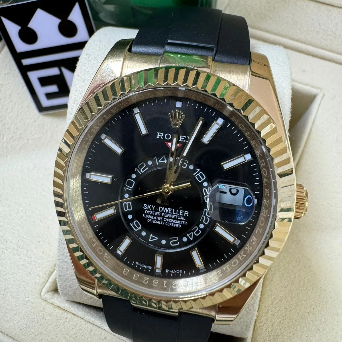 RX Sky-Dweller 42 – Black Dial – Oysterflex