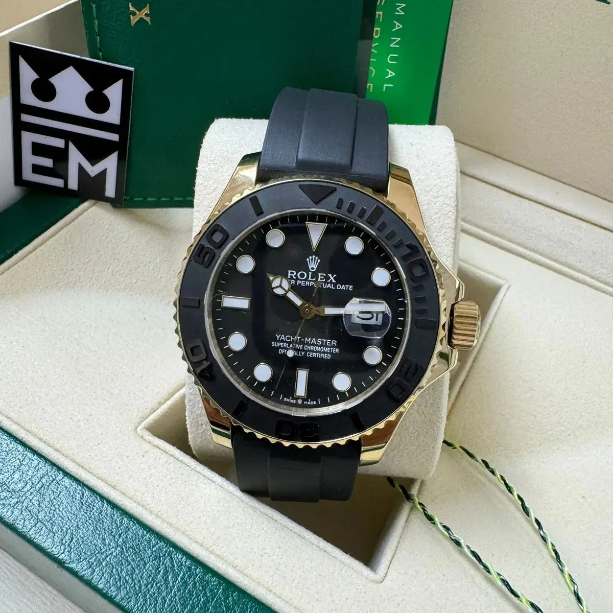 RX Yacht-Master 42 – Black Gold – Oysterflex Rolex