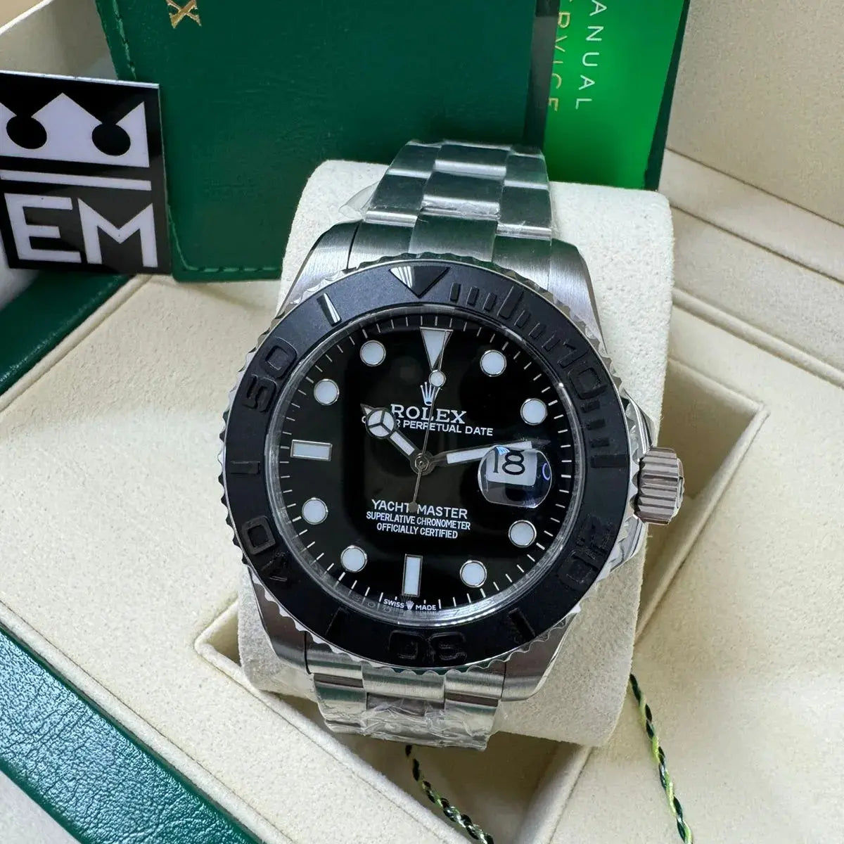 RX Yacht-Master 42 – Titan – Black Dial Rolex