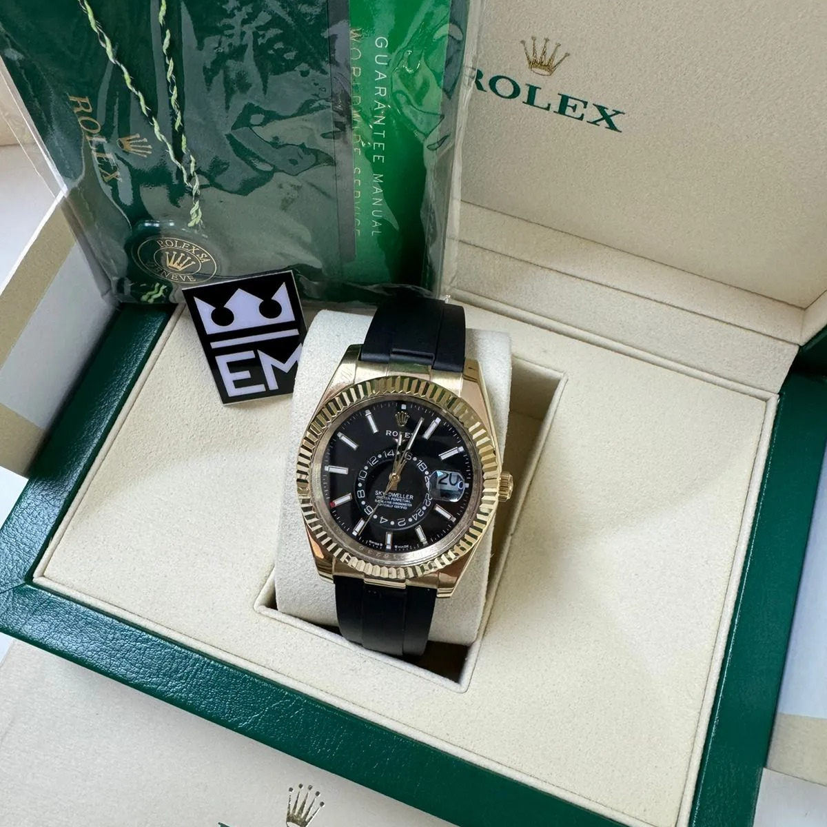RX Sky-Dweller 42 – Black Dial – Oysterflex
