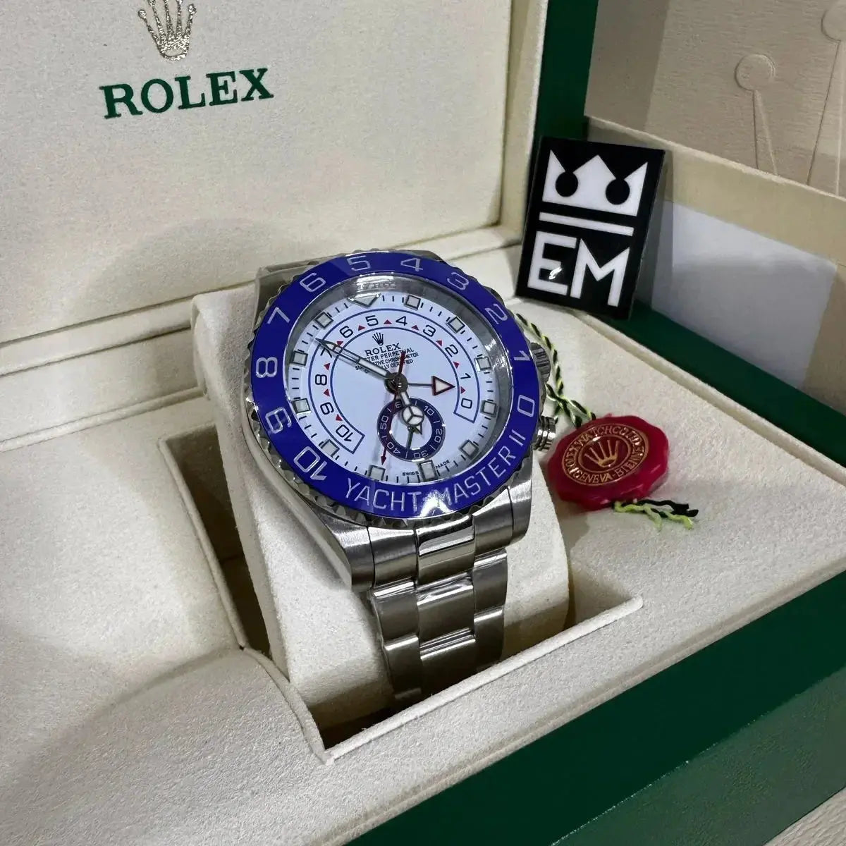 RX Yacht-Master II – Blue Bezel Rolex