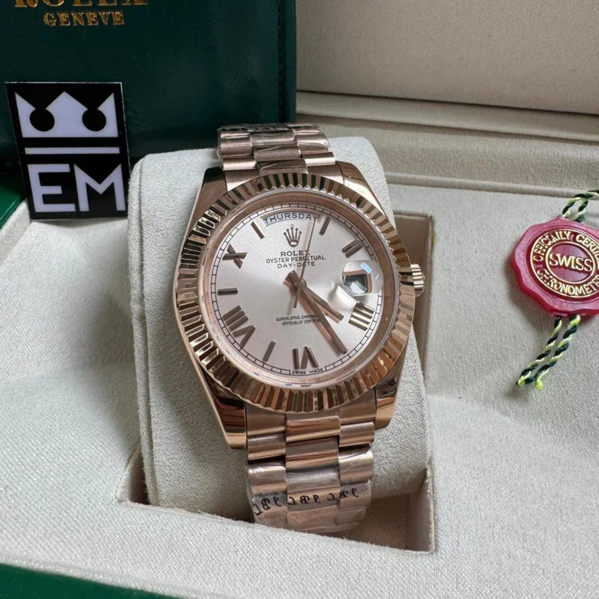 RX Day-Date 40 – Champagne Dial