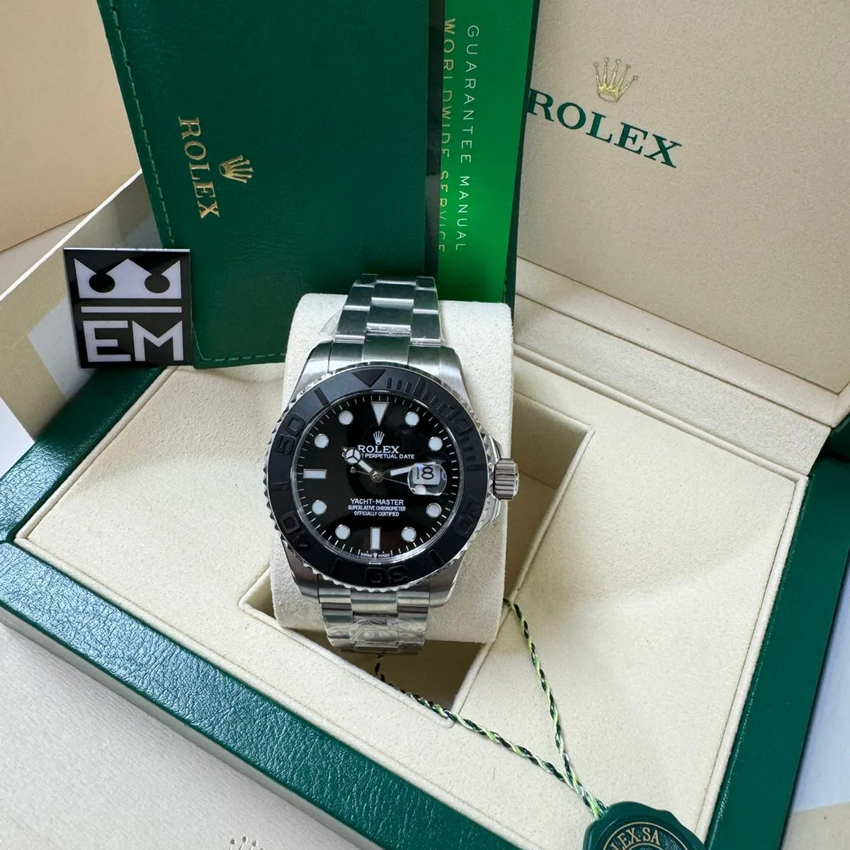 RX Yacht-Master 42 – Titan – Black Dial