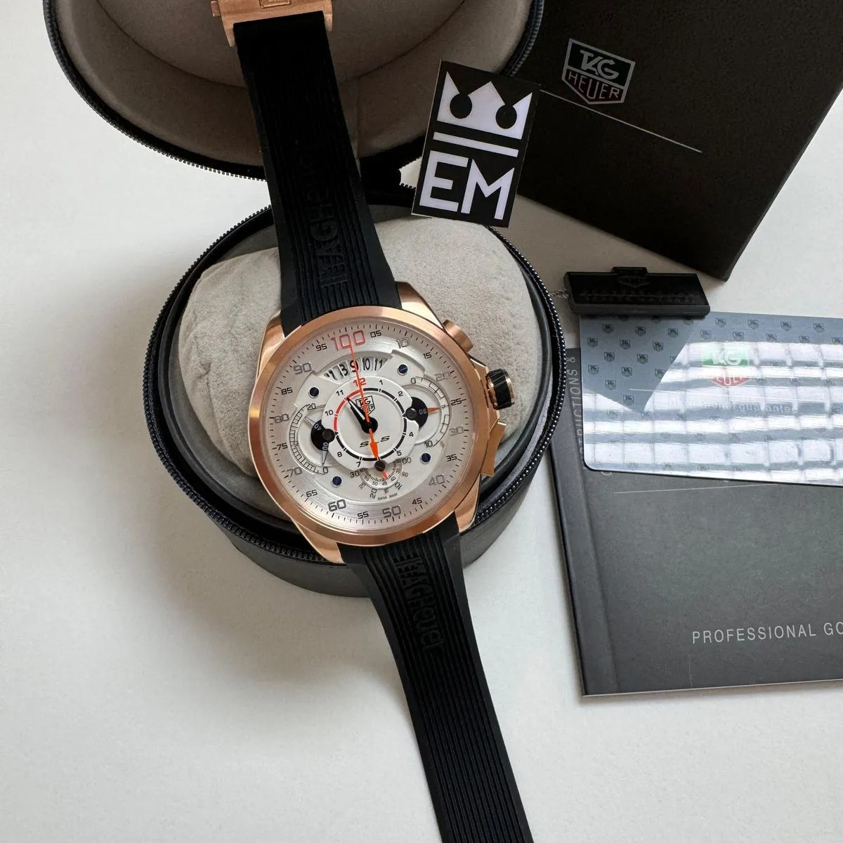 TH Grand Carrera Mikrotimer – Rose Gold & White