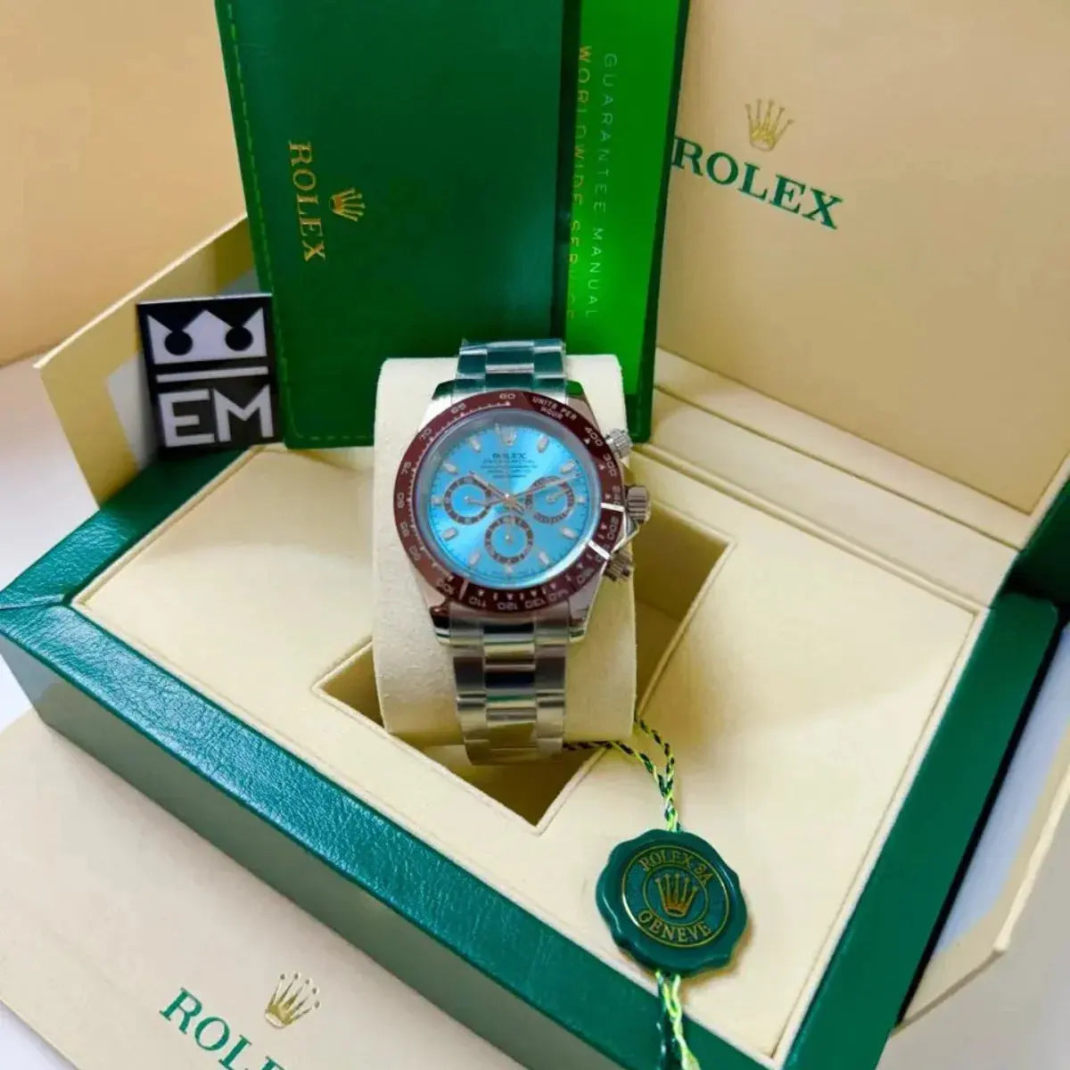 RX Daytona – Ice Blue Dial – Brown Ceramic Bezel Rolex