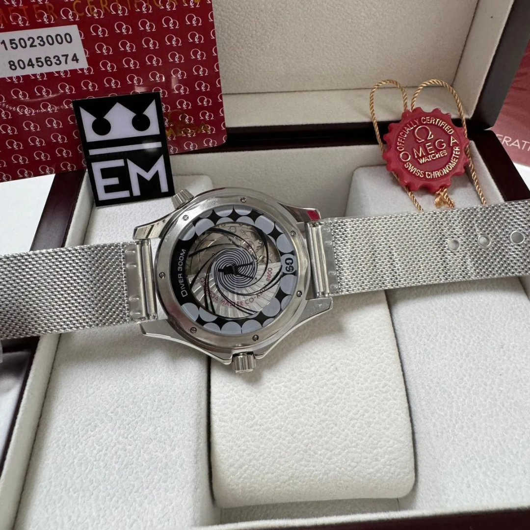 Seamaster “Diver 300M” – Blue/Mesh Bracelet