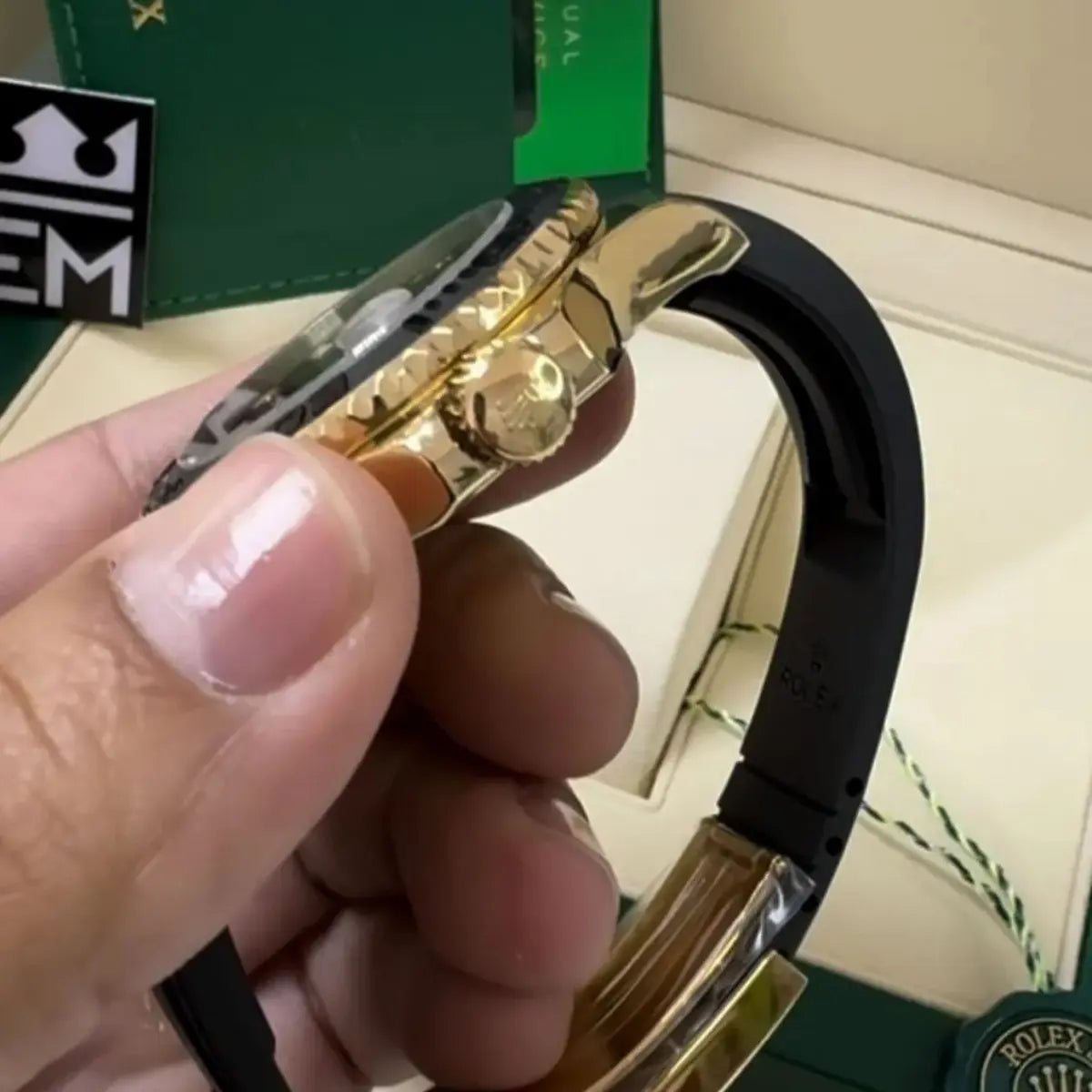RX Yacht-Master 42 – Black Gold – Oysterflex Rolex