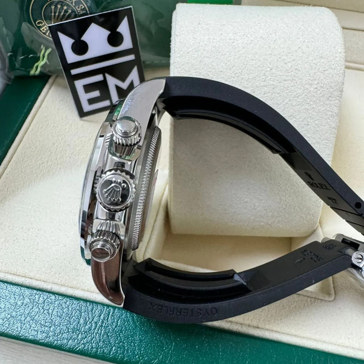 RX Daytona 40 – Black Dial – Oysterflex