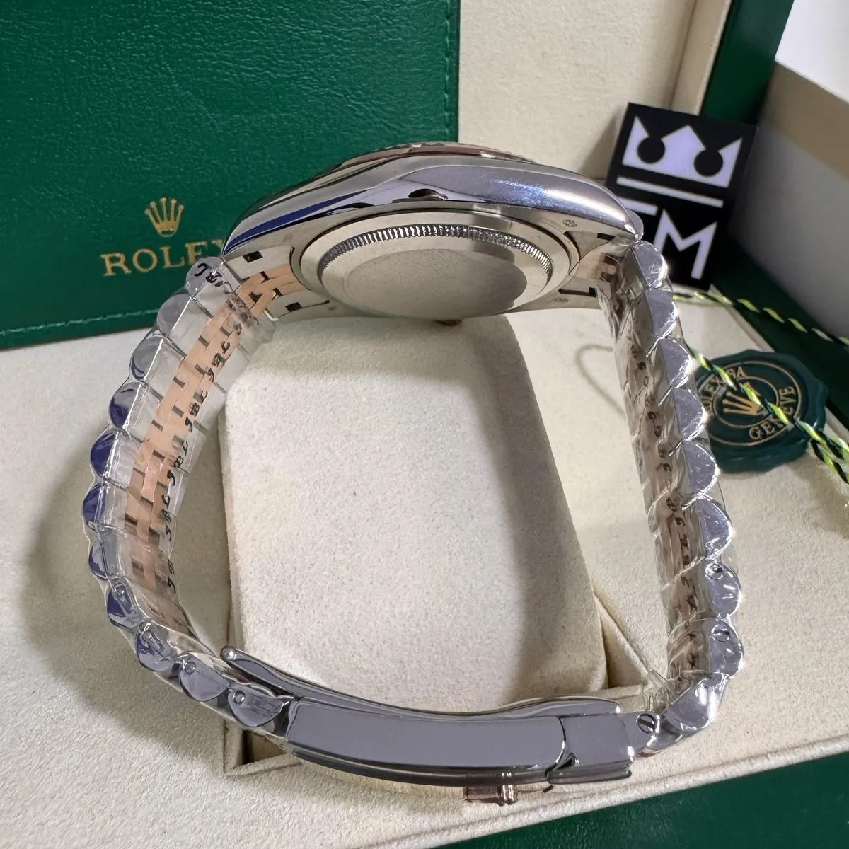 RX Datejust 41 – Brown Dial with Diamanten