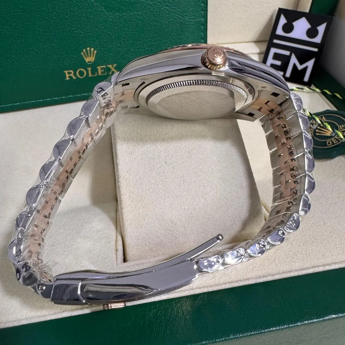 RX Datejust 41 – Brown Dial with Diamanten