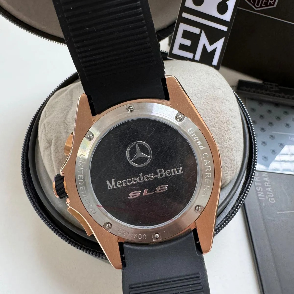 TH Grand Carrera Mikrotimer – Rose Gold & White TAG Heuer