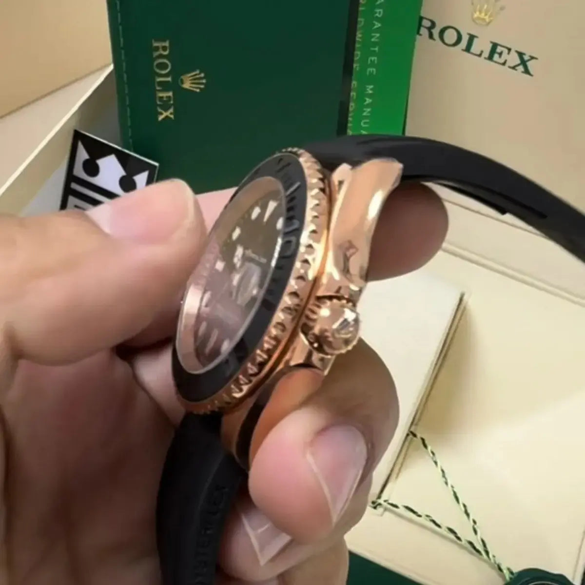 RX Yacht-Master 40 – Black Dial – Oysterflex Rolex
