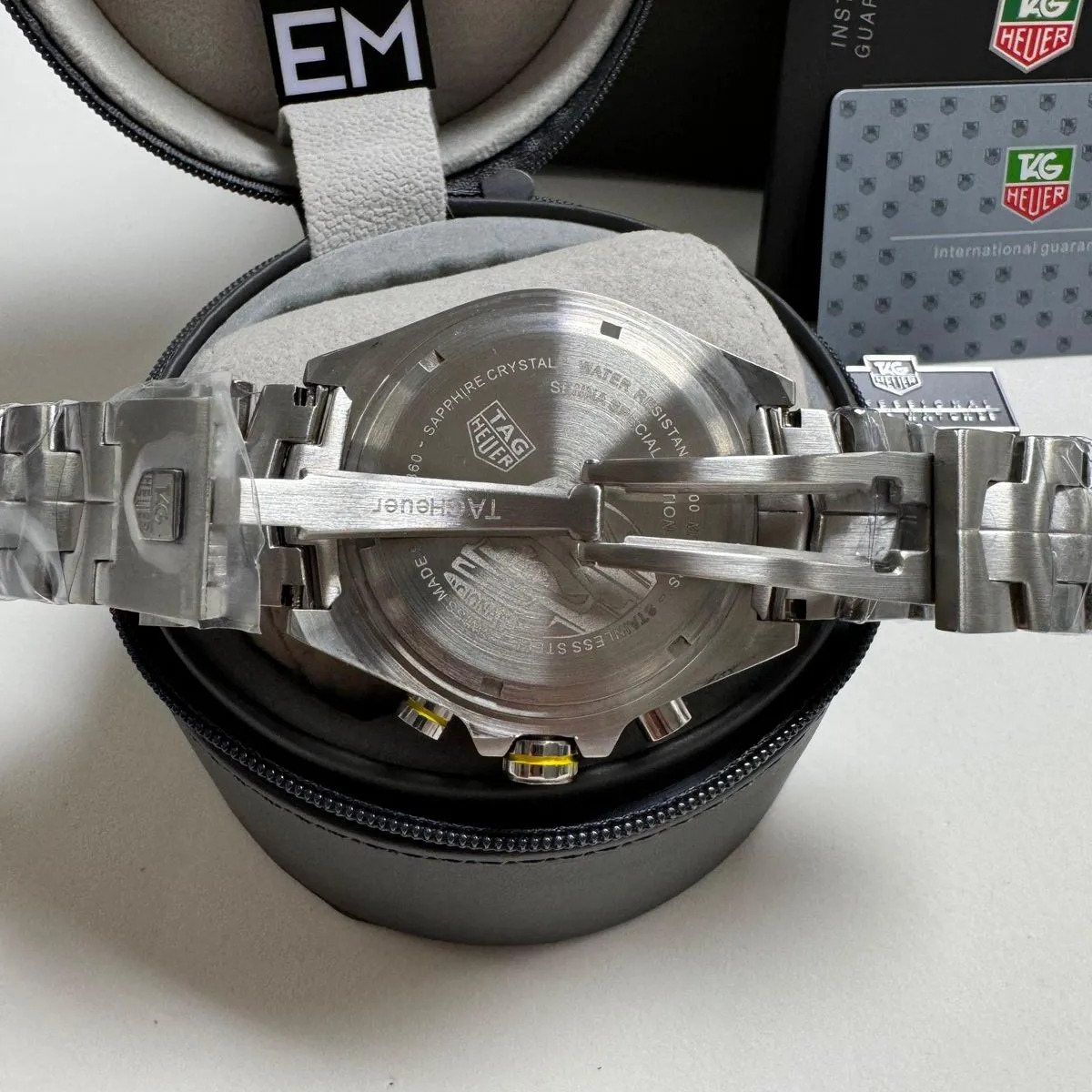TH Formula 1 Senna Chronograph Stainless Steel Black/Yellow – 44 mm TAG Heuer