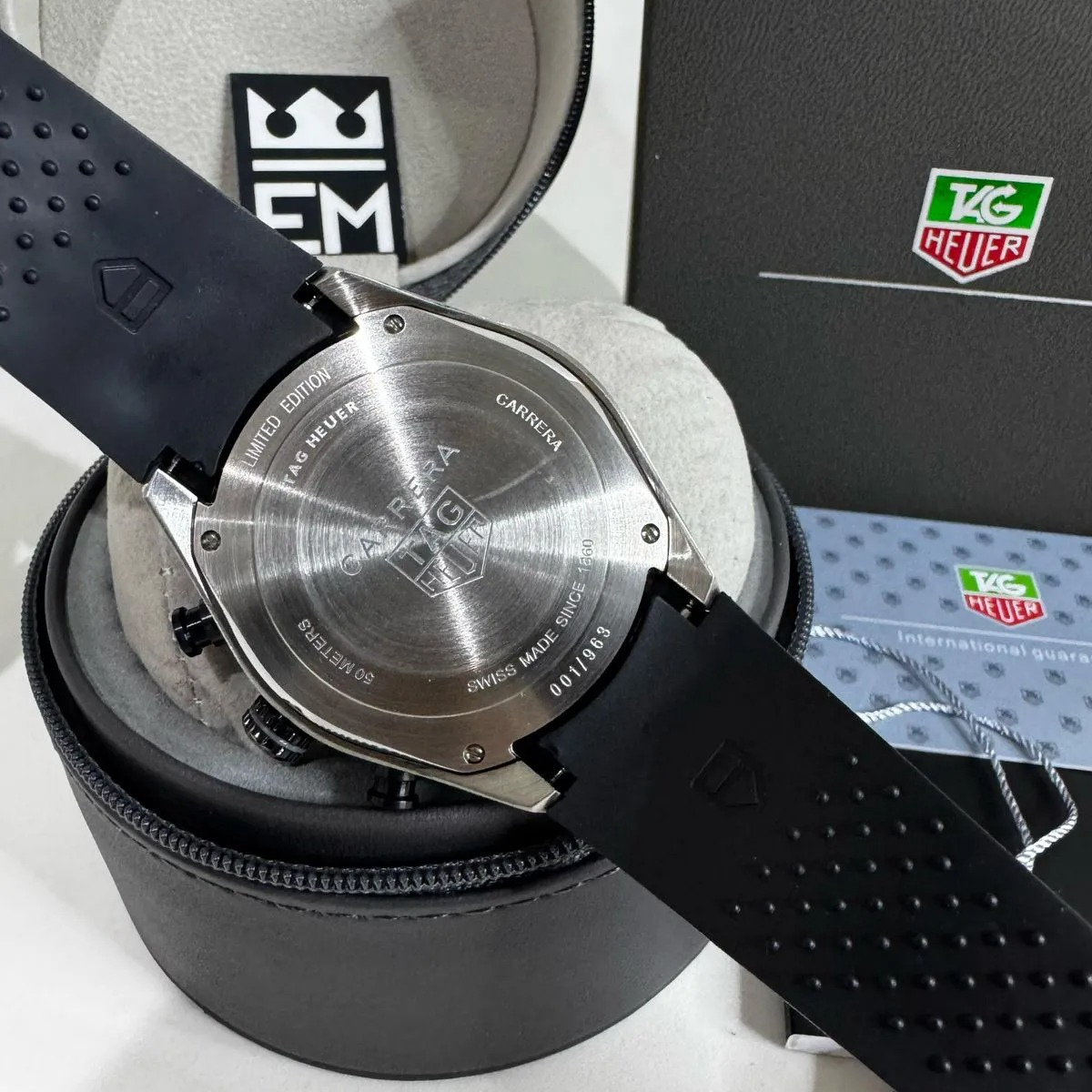 TH Carrera Skeleton Tourbillon – Black TAG Heuer