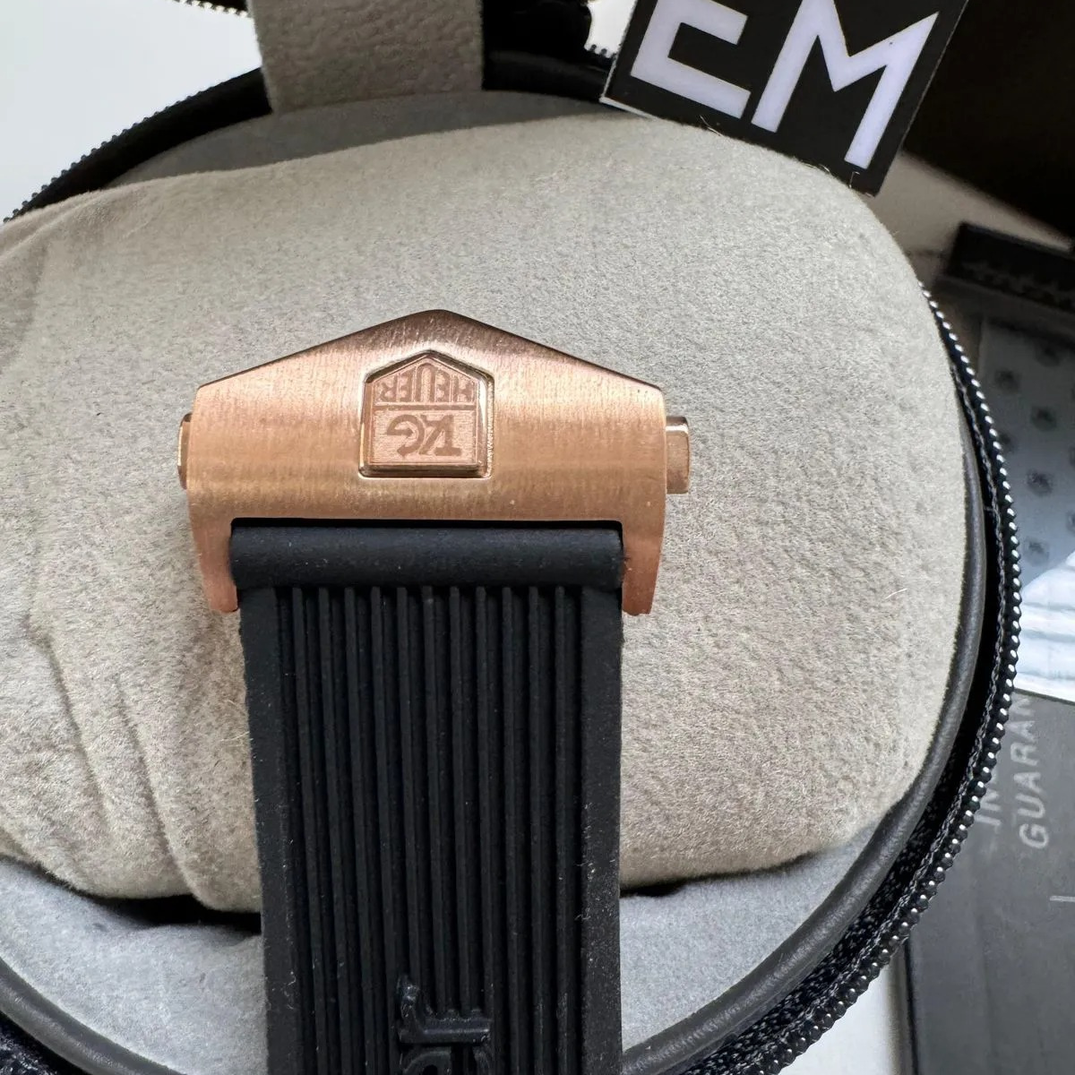 TH Grand Carrera Mikrotimer – Rose Gold Black TAG Heuer