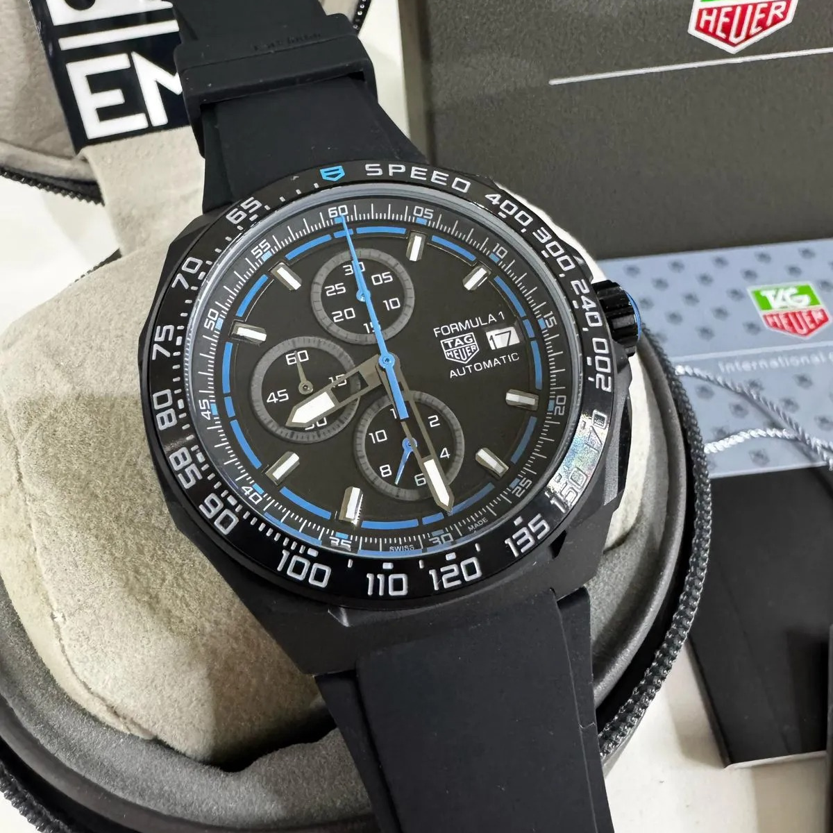 TH Formula 1 Automatic Chronograph – Black Blue TAG Heuer