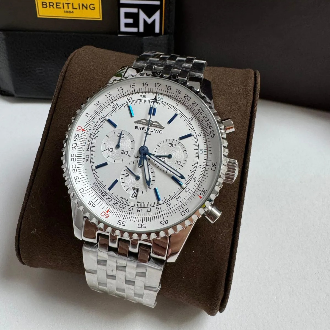 Navitimer Silver Stainless Steel