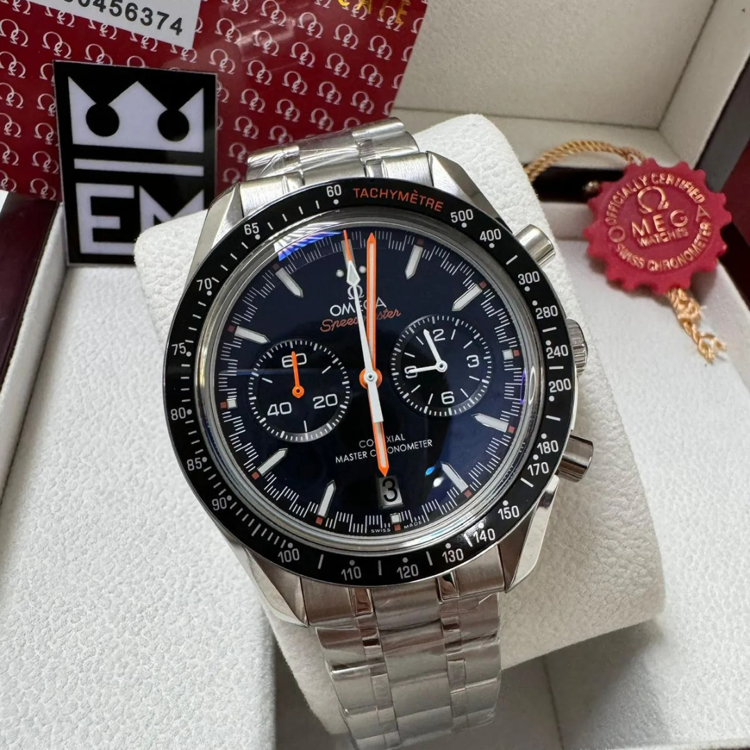 Speedmaster “Co-Axial Master Chronometer” – Black Dial | Stainless Steel Bracelet
