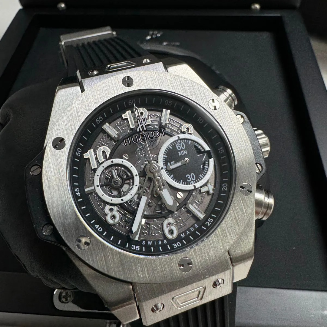Big Bang Unico Titan Black Skeleton