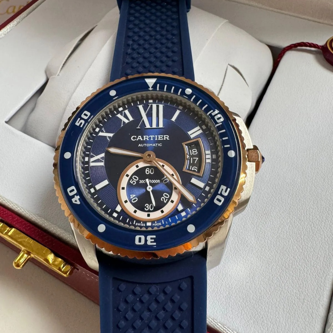 CRT Calibre de Cartier Blue Gold – Automatic