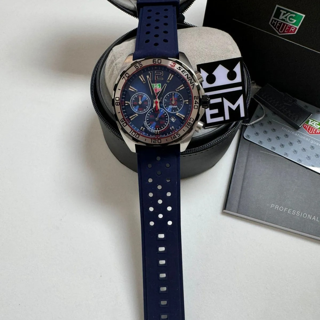 TH Formula 1 Senna Edition – Blue/Red | Sport Strap TAG Heuer