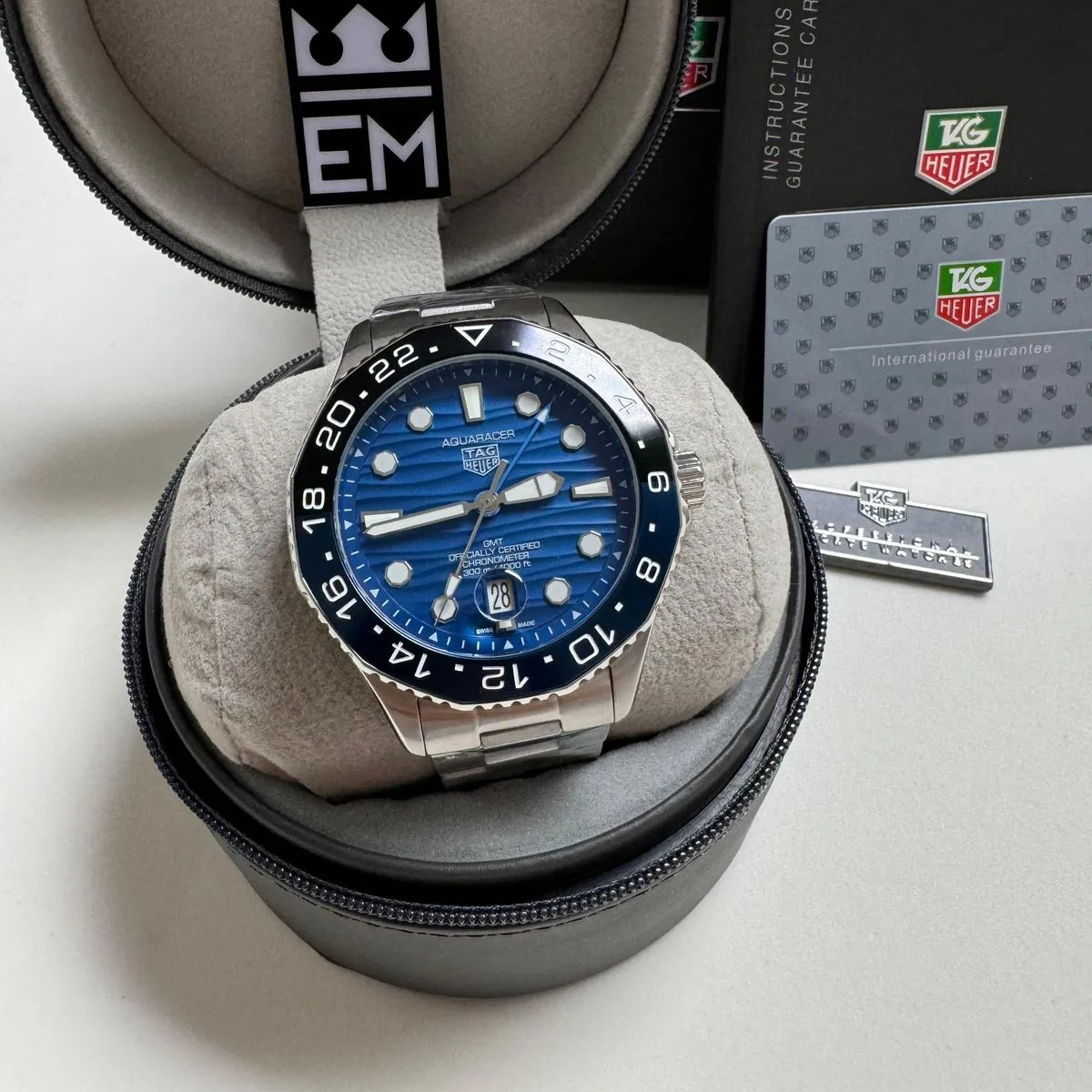 TH Aquaracer Professional 300 GMT Blue – Automatic TAG Heuer