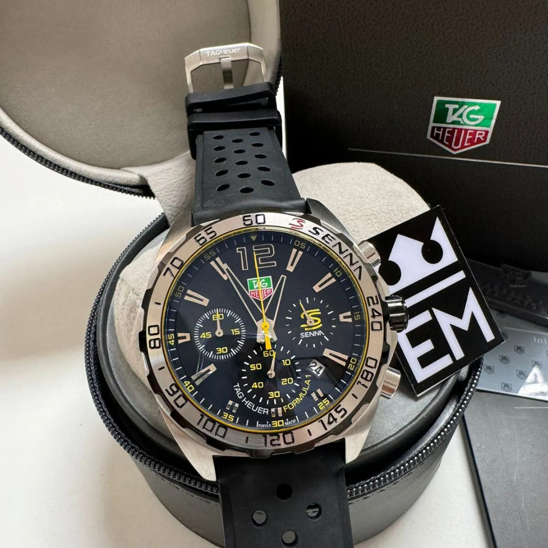 TH Formula 1 Senna Edition – Black/Yellow | Sport Strap TAG Heuer