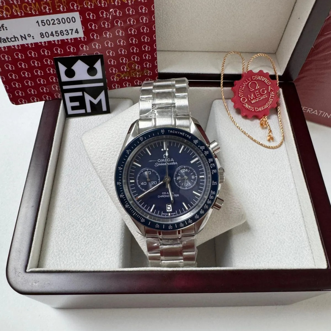 Speedmaster – Blue Steel Omega
