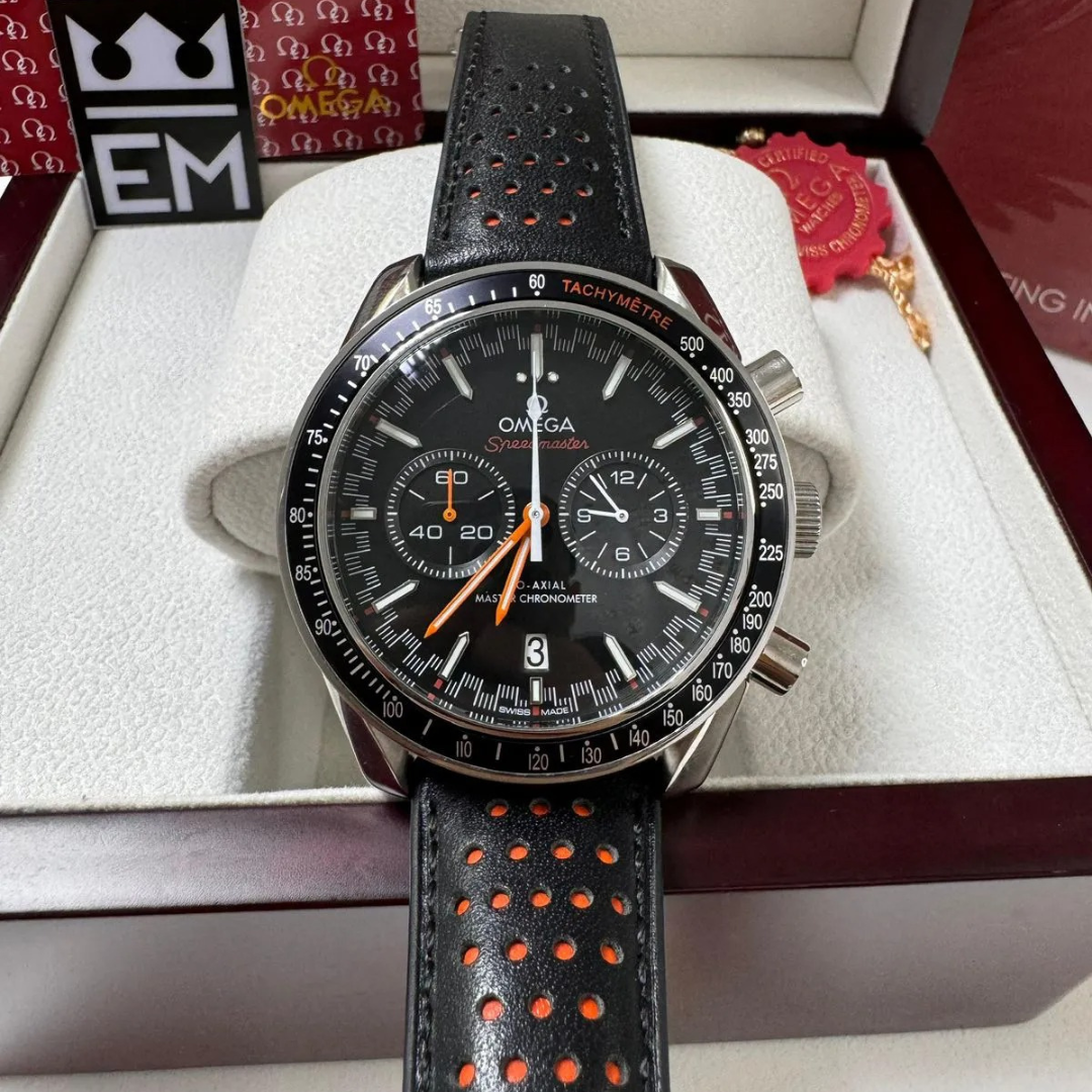 Speedmaster Racing – Black/Orange | Chronograph Omega