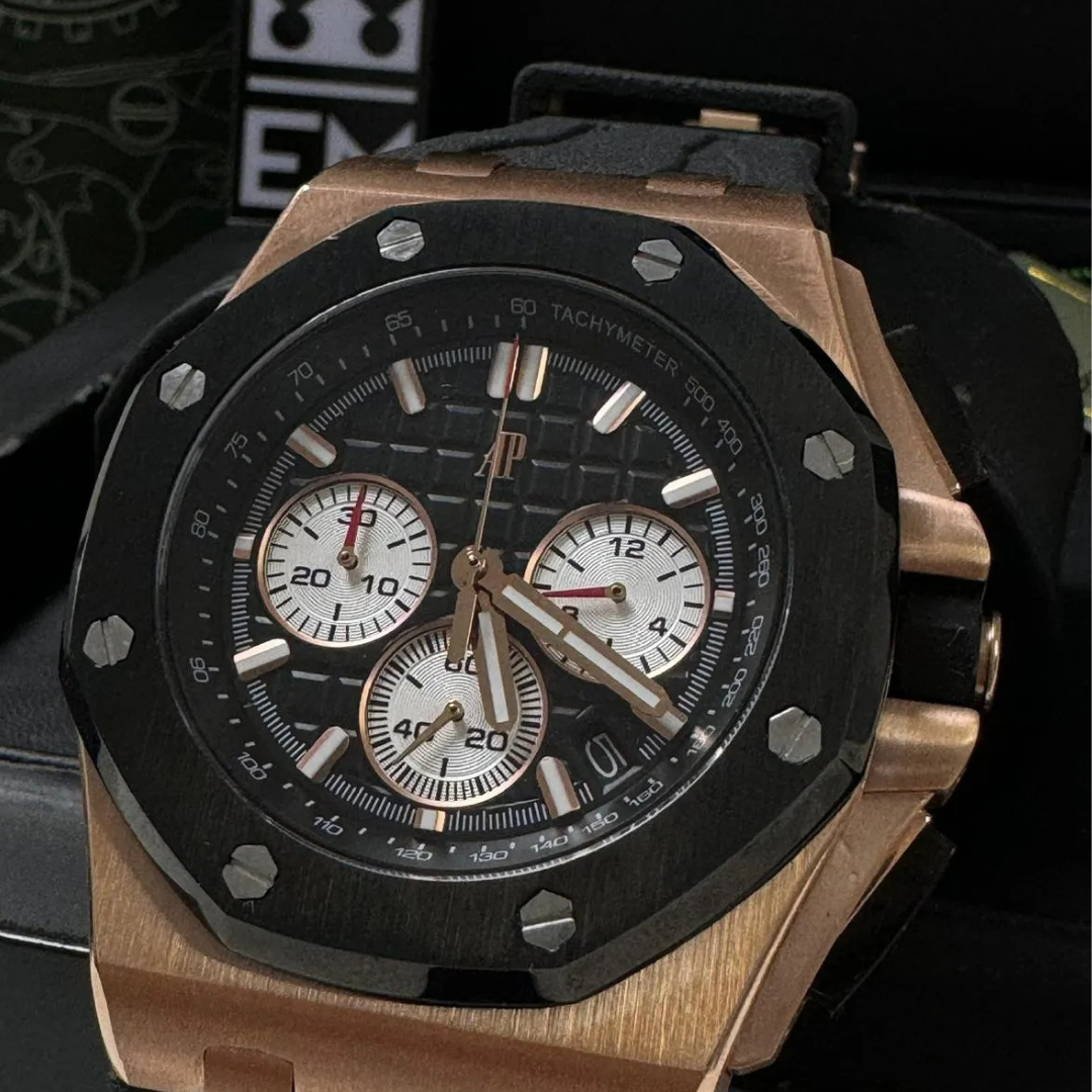 AP Royal Oak Offshore Chronograph Rose Gold/Black – 44 mm