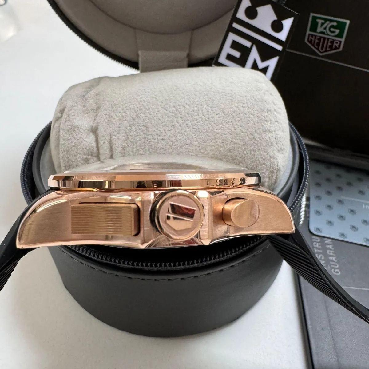 TH Grand Carrera Mikrotimer – Rose Gold Black TAG Heuer