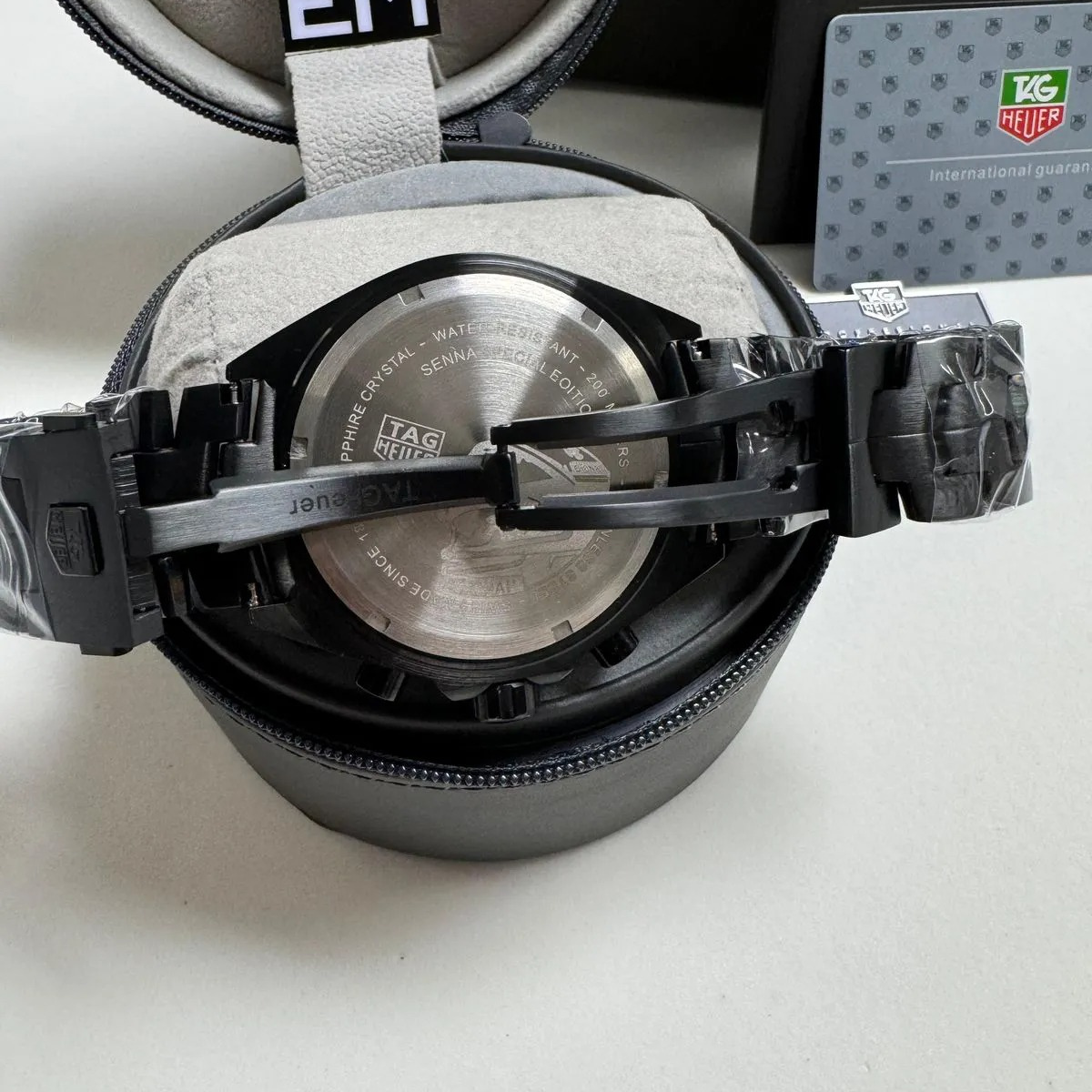 TH  Formula 1 Senna Chronograph Black Gray TAG Heuer
