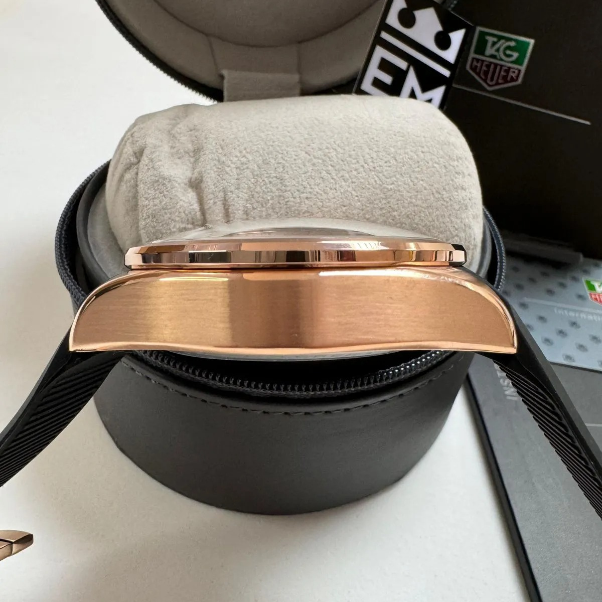 TH Grand Carrera Mikrotimer – Rose Gold Black TAG Heuer
