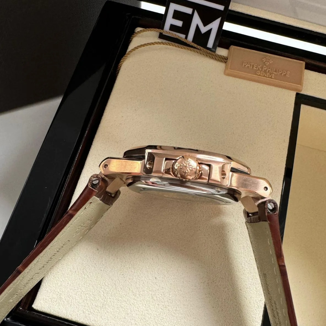 PP  Nautilus Rose Gold Brown Automatic