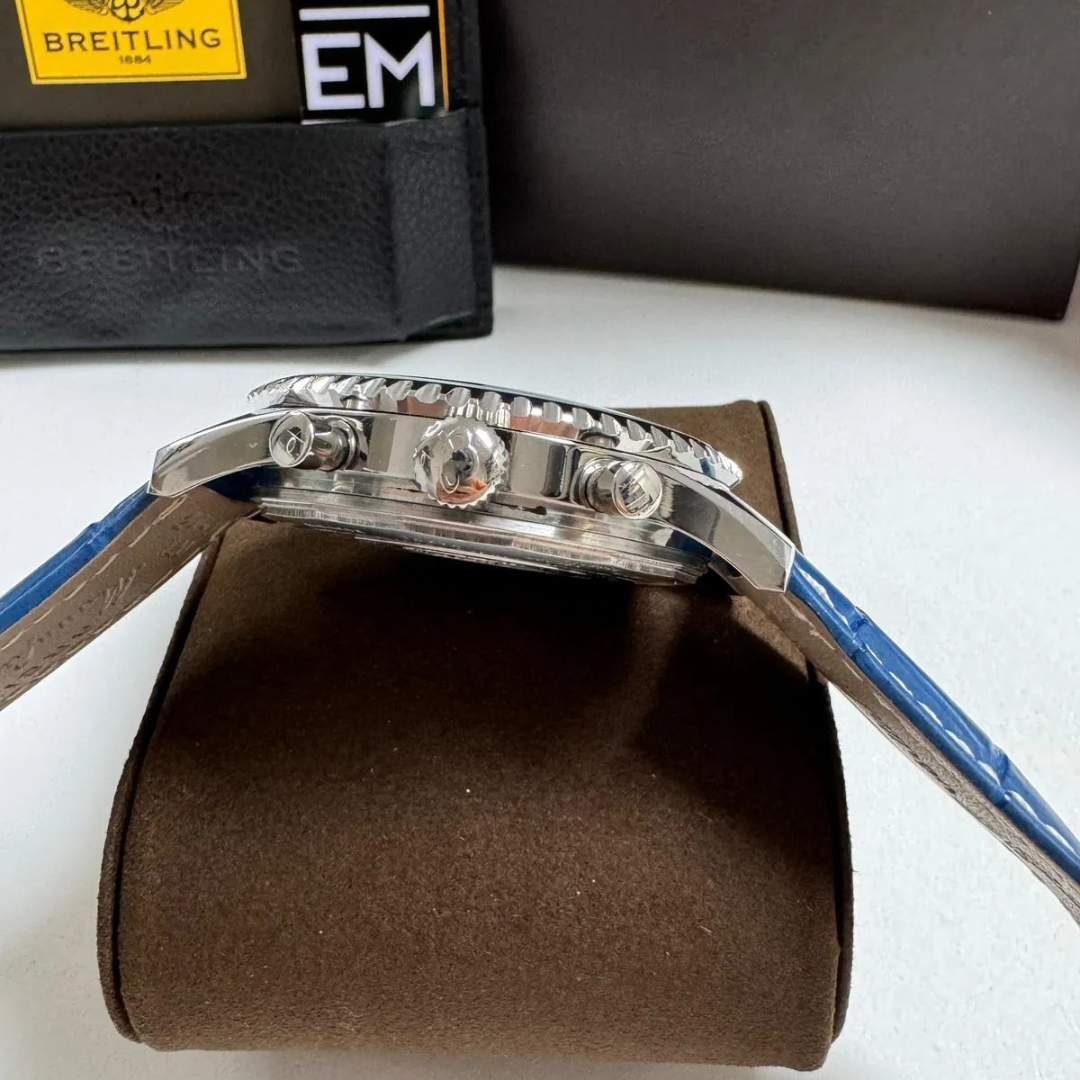 Navitimer Blue Leather
