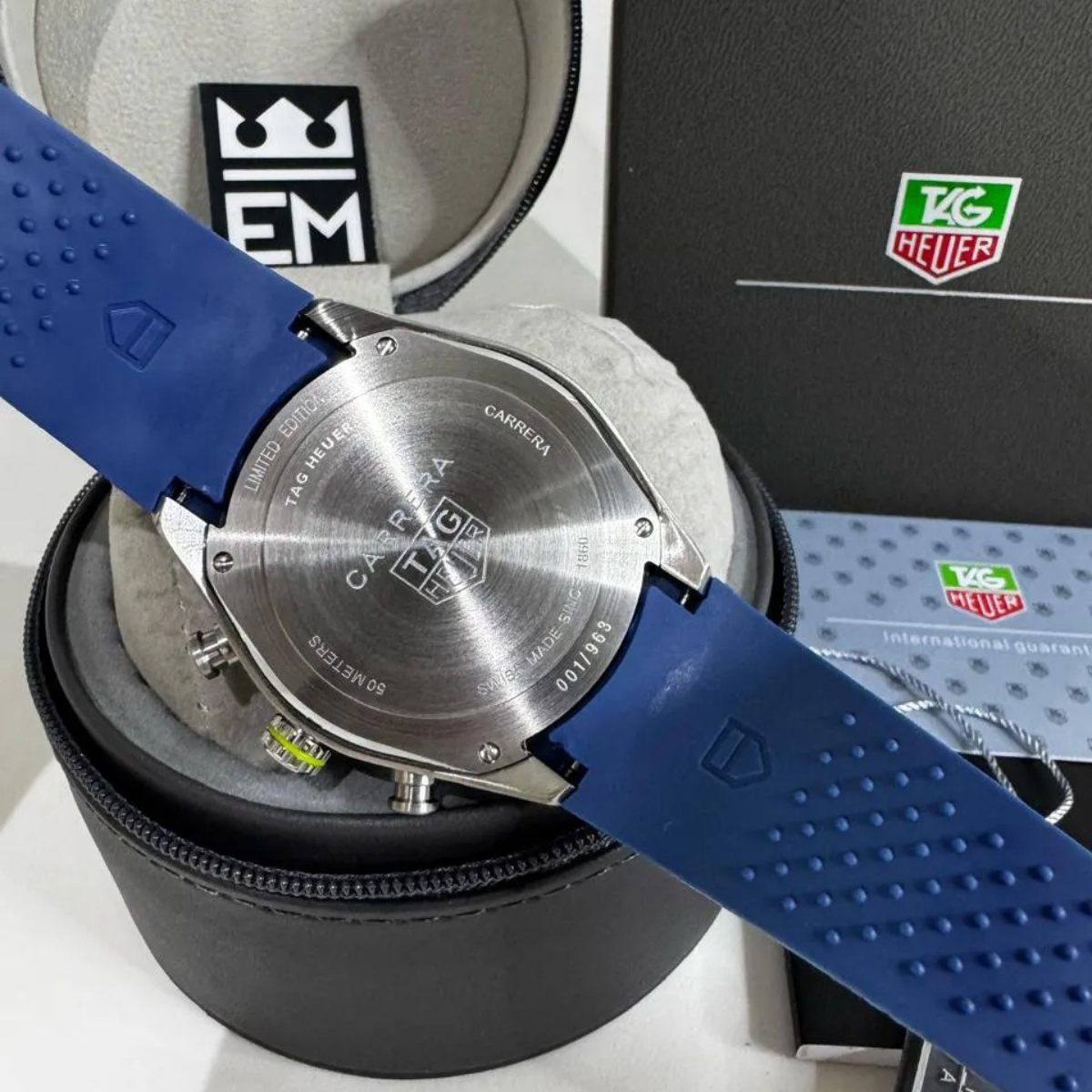 TH Carrera Senna Skeleton Tourbillon – Blue Yellow TAG Heuer