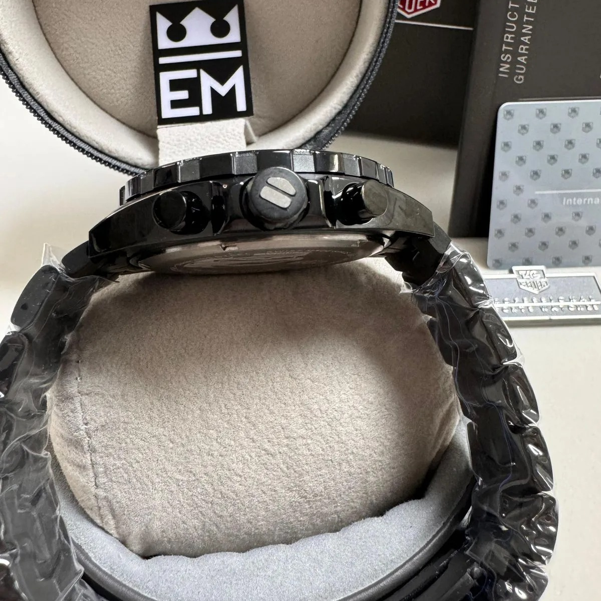 TH  Formula 1 Senna Chronograph Black Gray TAG Heuer