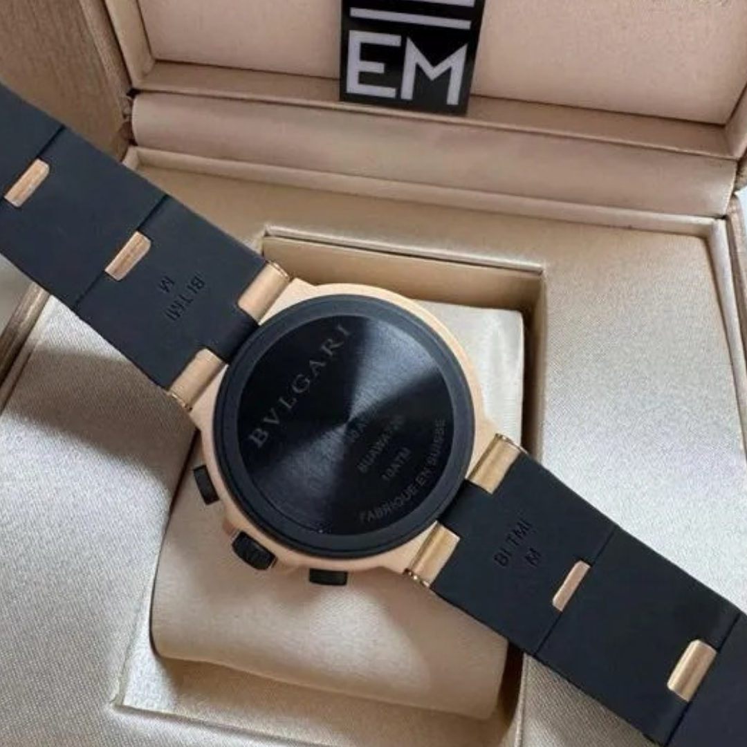 Aluminium Chronograph Black/Rose Gold