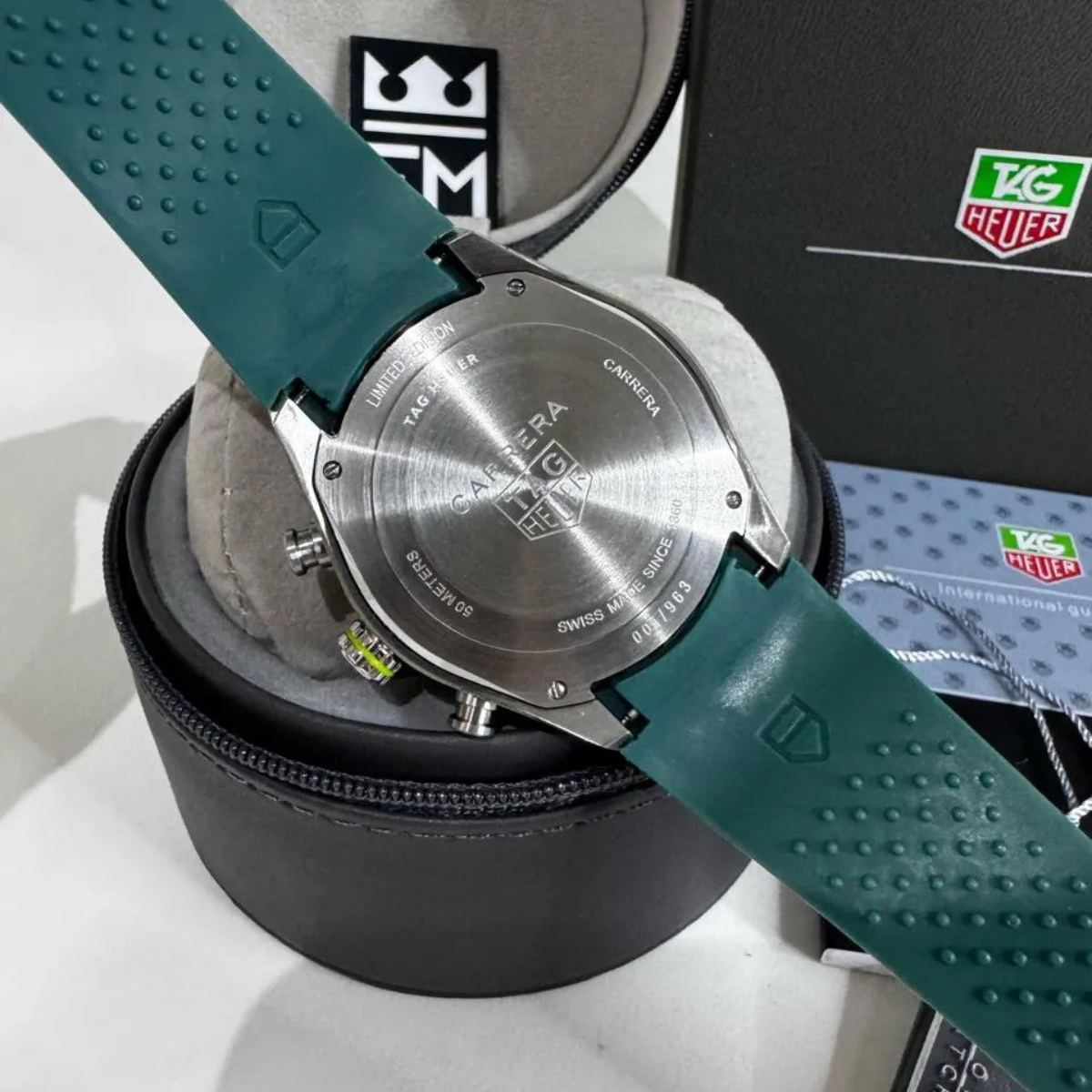 TH Carrera Senna Skeleton Tourbillon – Green Yellow TAG Heuer