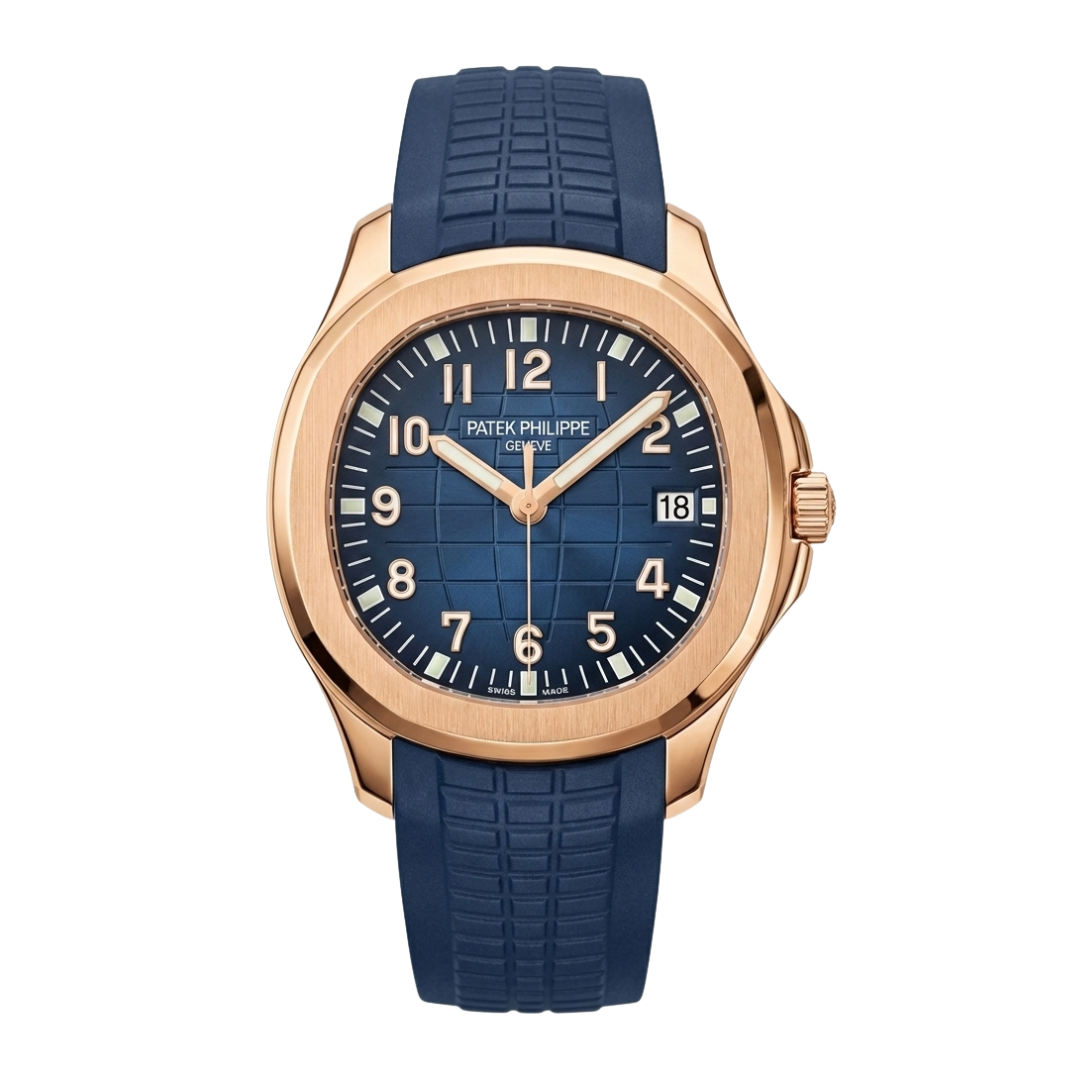 PP Aquanaut Automatic Blue Rose Gold